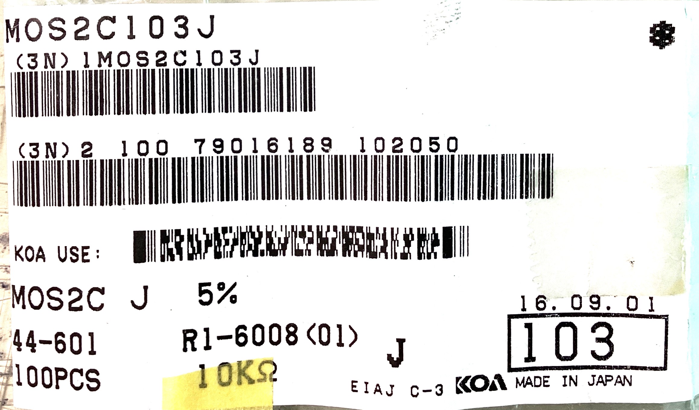 MOS2C103J