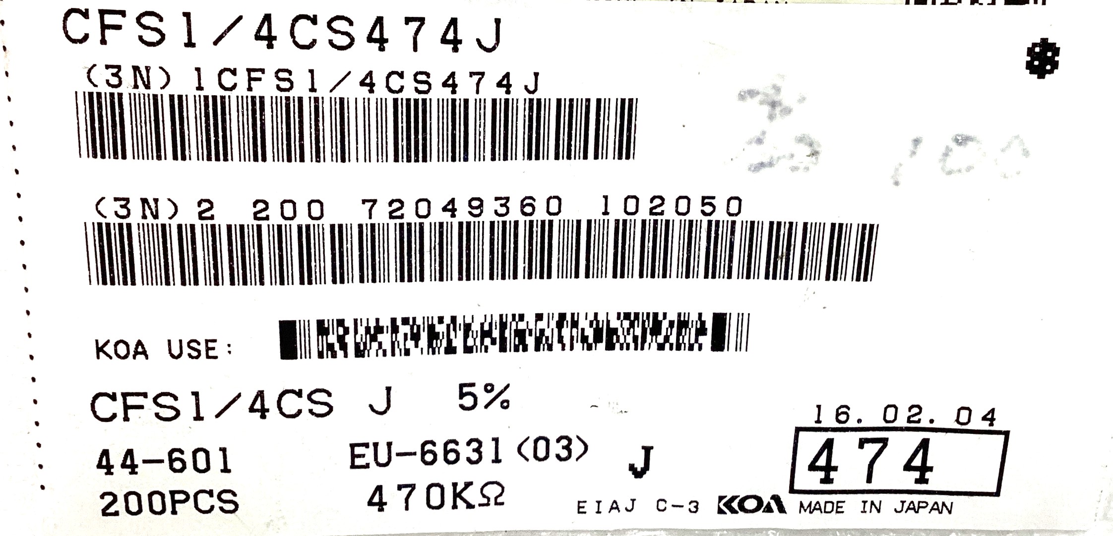 CFS1/4CS474J