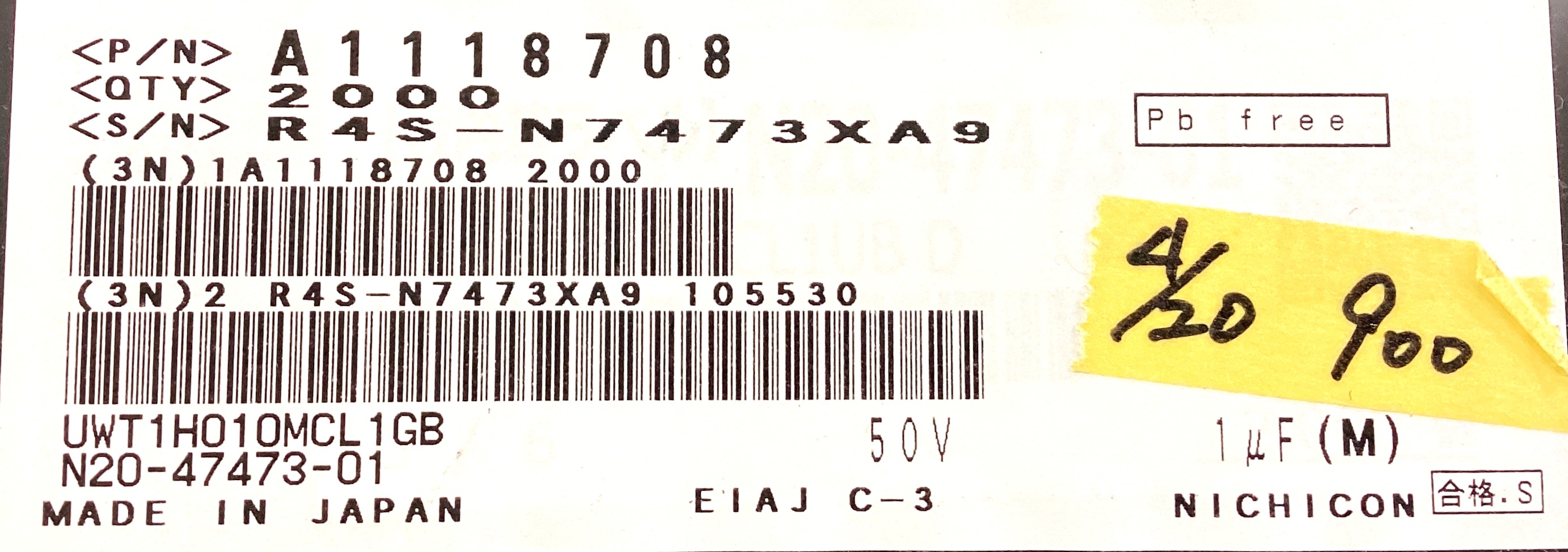 UWT1H010MCL1GB