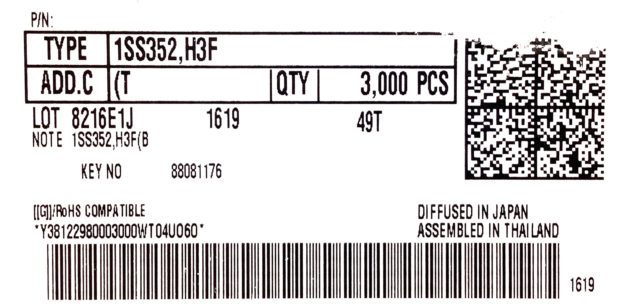 1SS352,H3F
