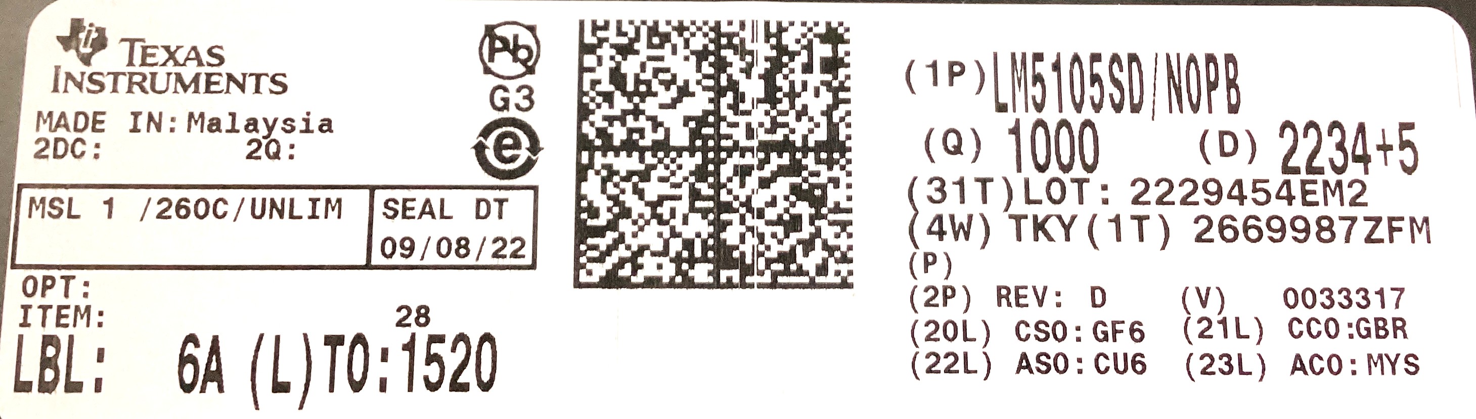 LM5105SD/NOPB