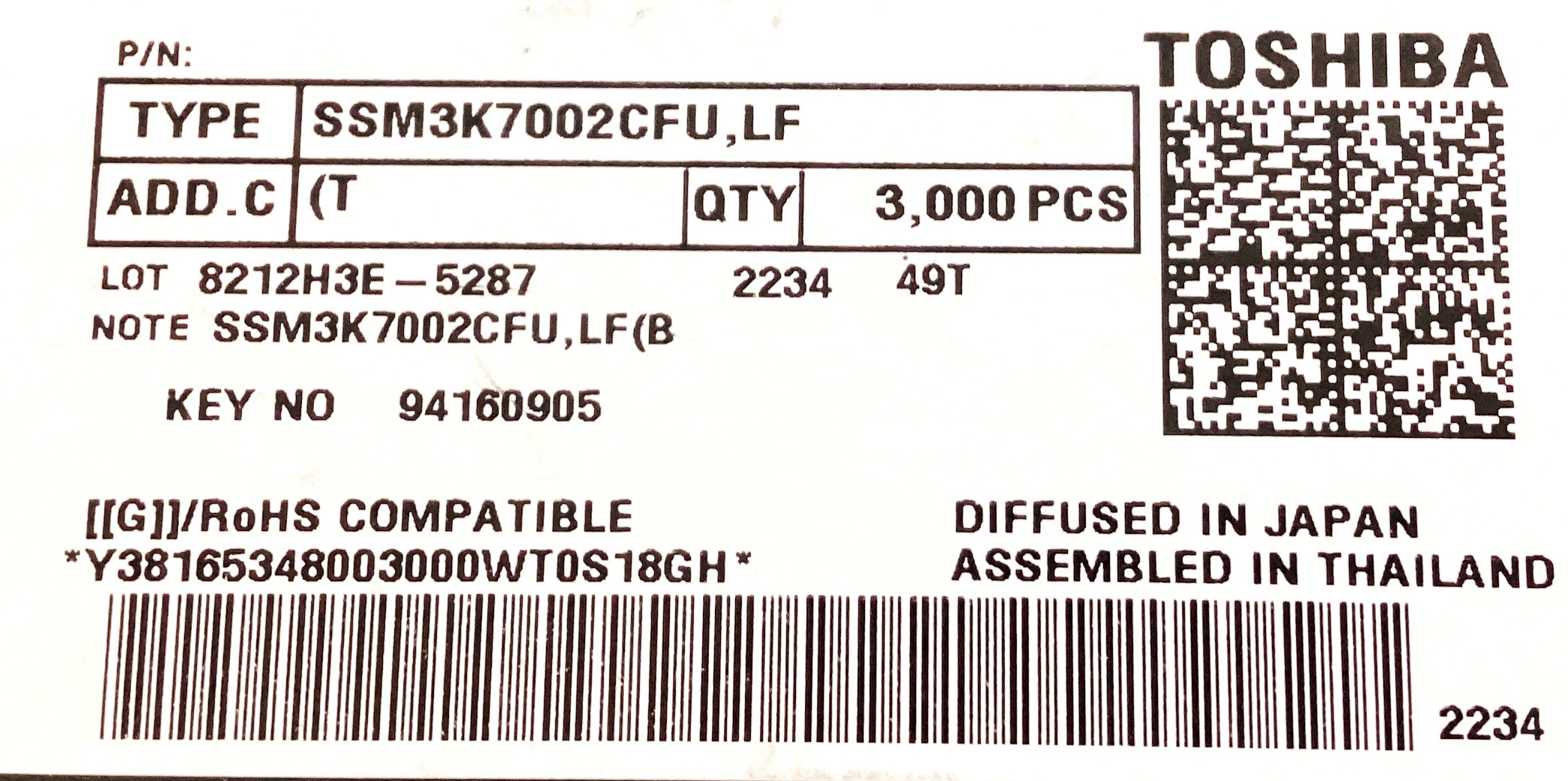 SSM3K7002CFU,LF(T