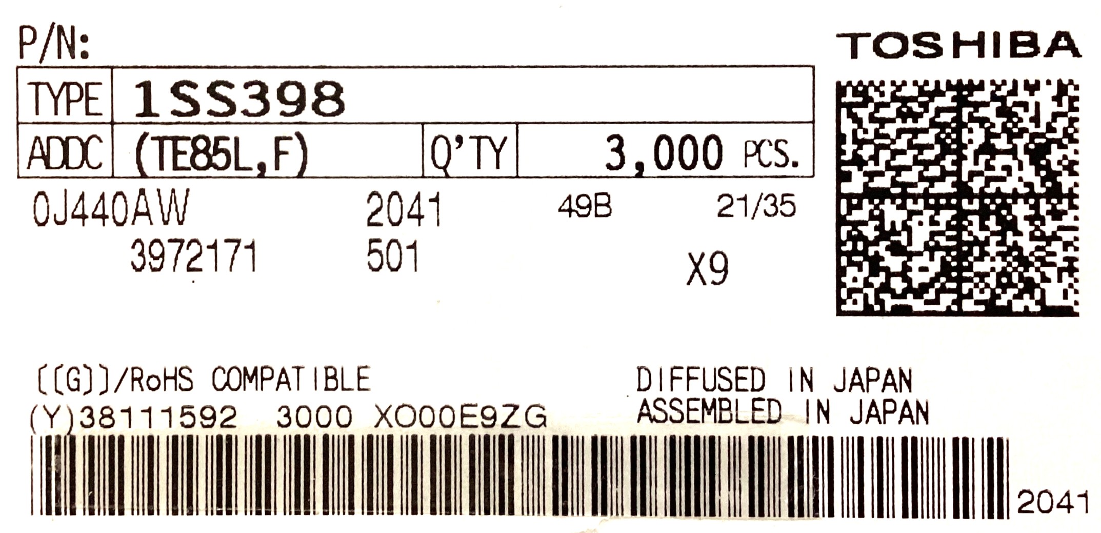 1SS398(TE85L,F)