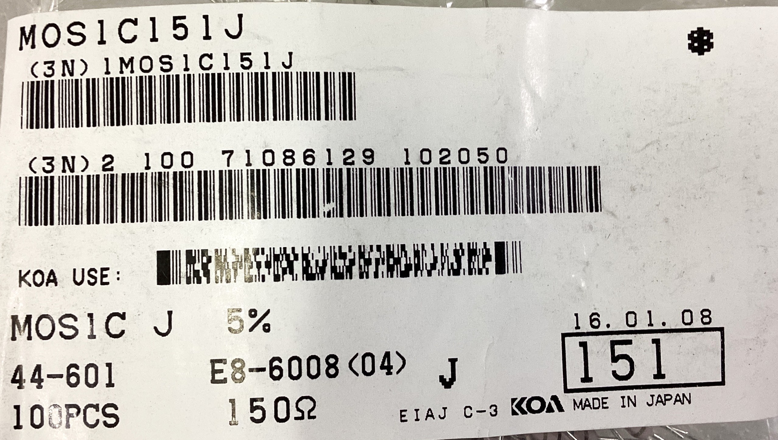 MOS1C151J