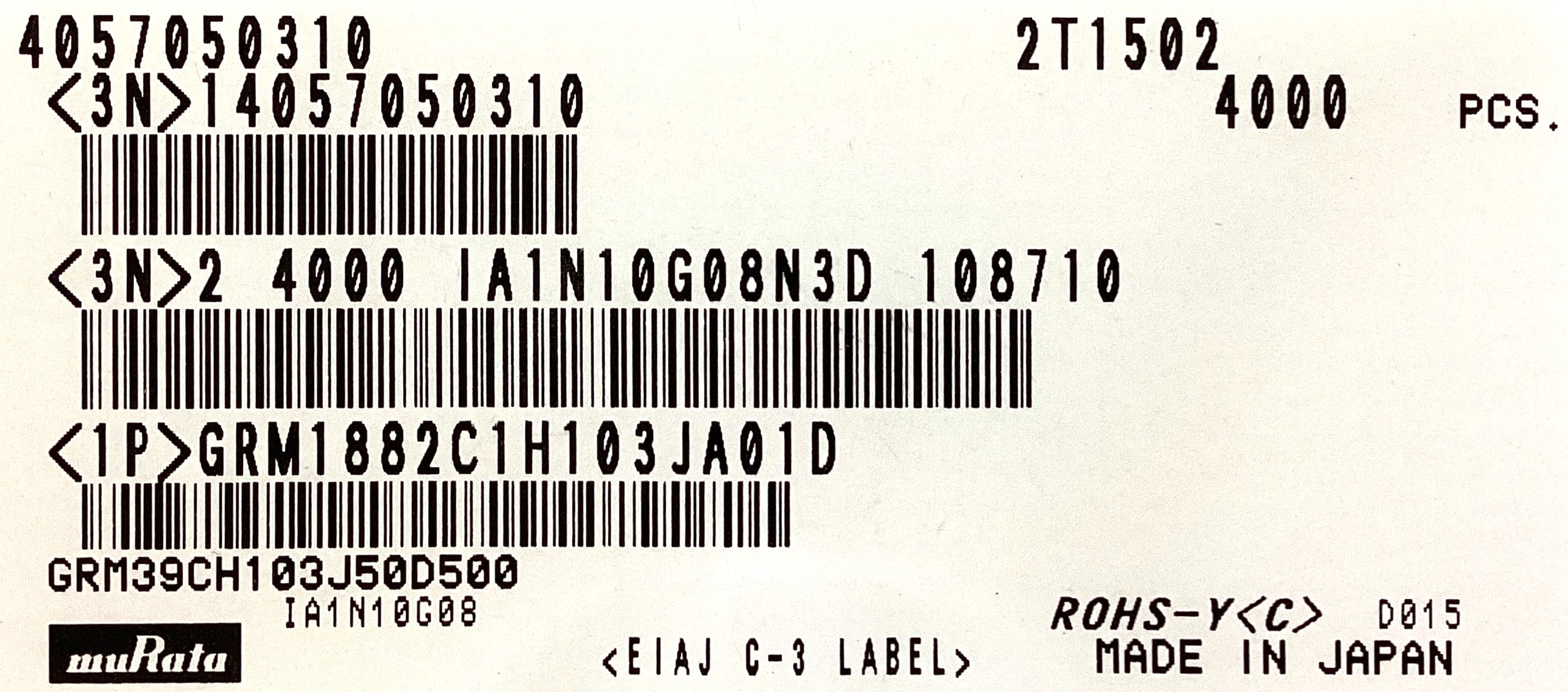 GRM1882C1H103JA01D