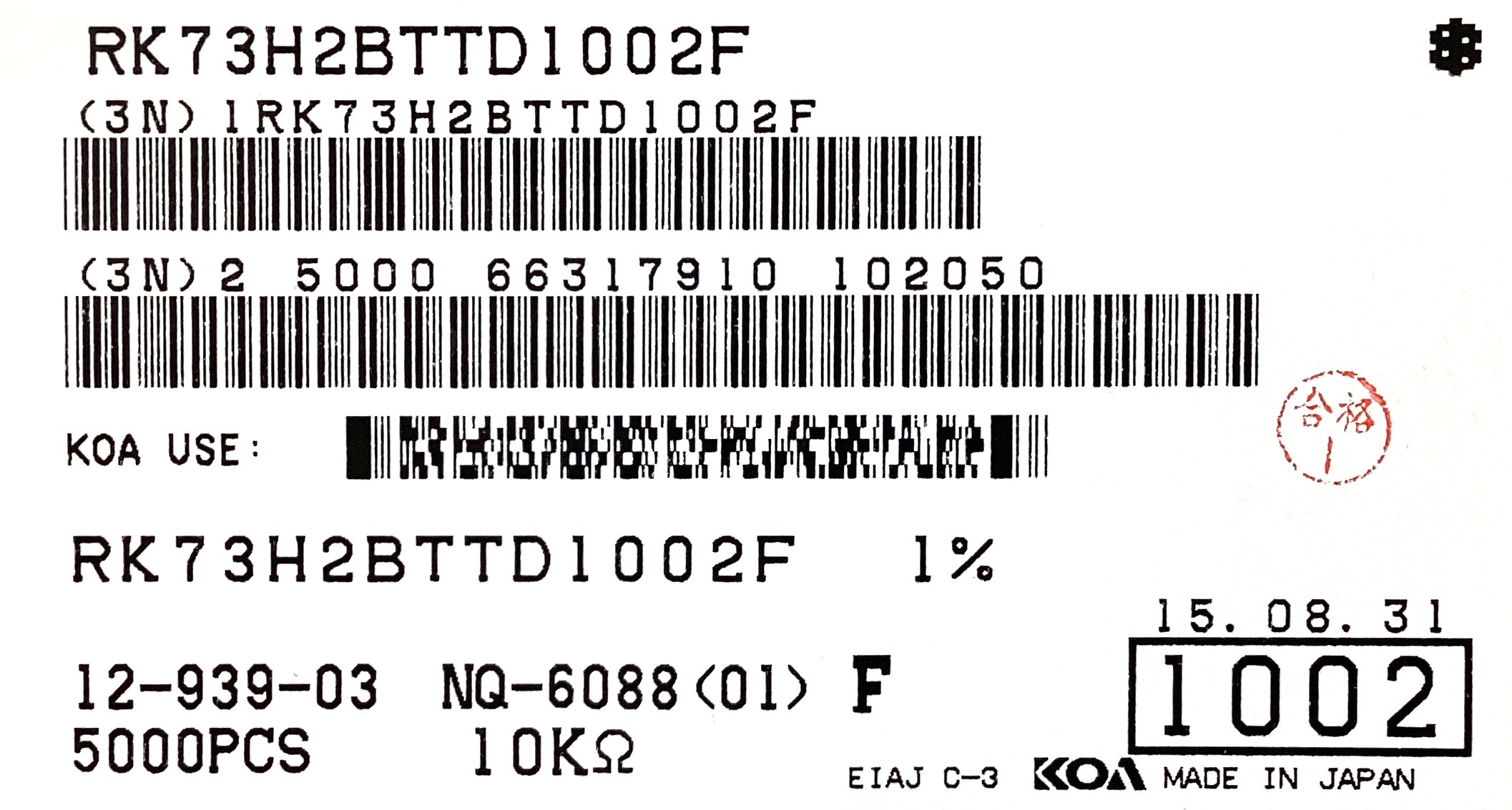 RK73H2BTTD1002F