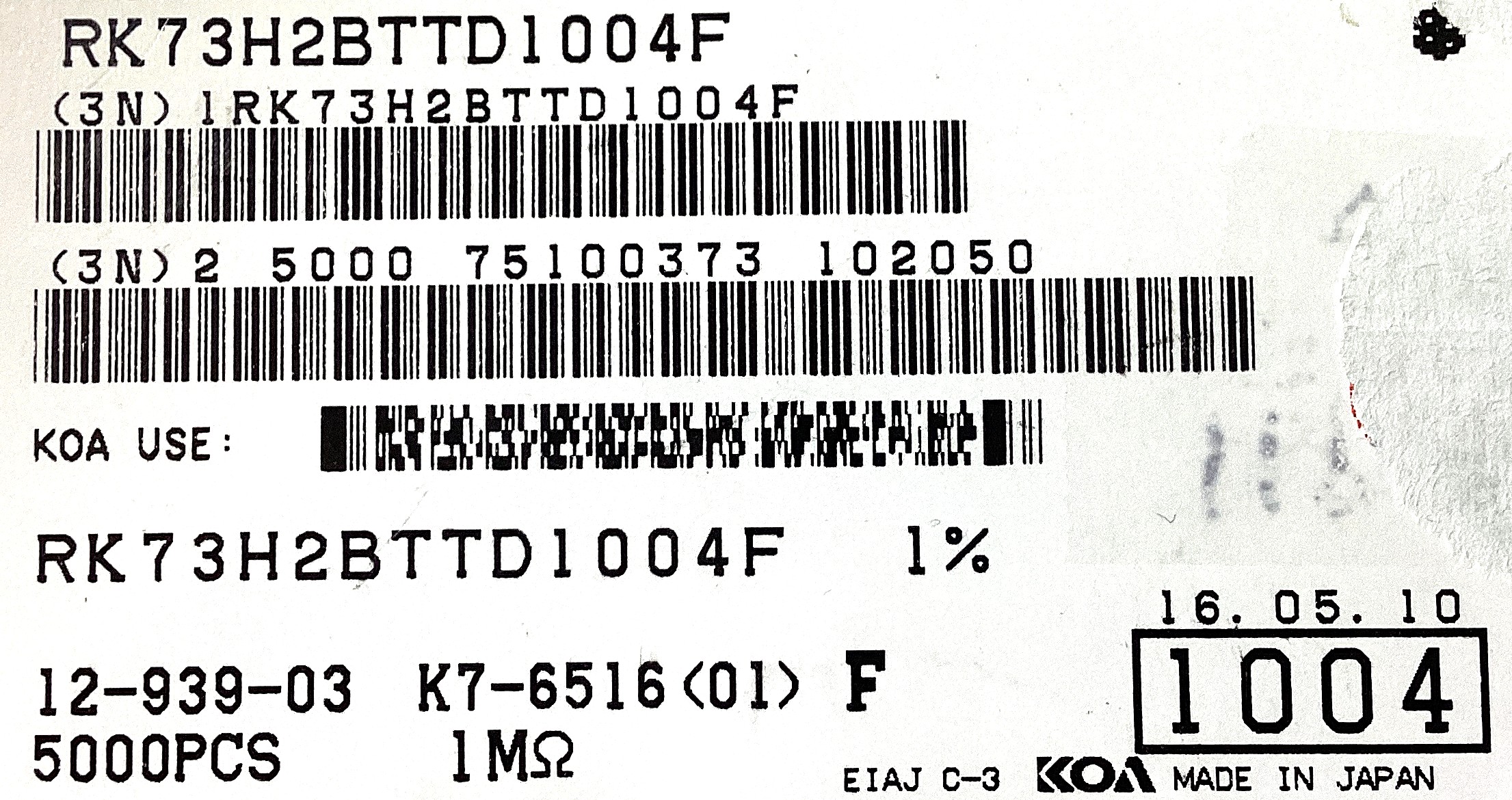 RK73H2BTTD1004F
