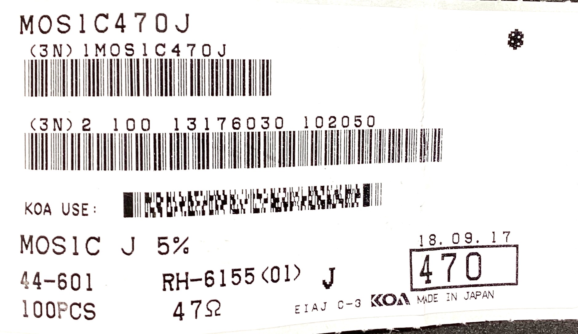 MOS1C470J