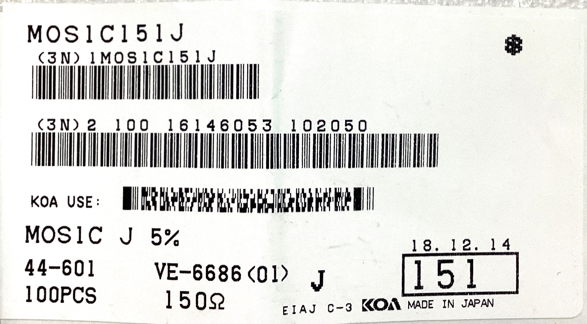 MOS1C151J