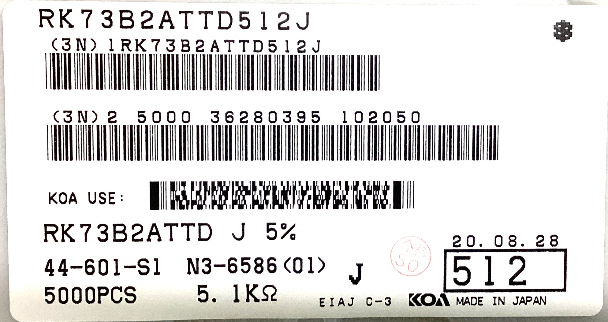 RK73B2ATTD512J