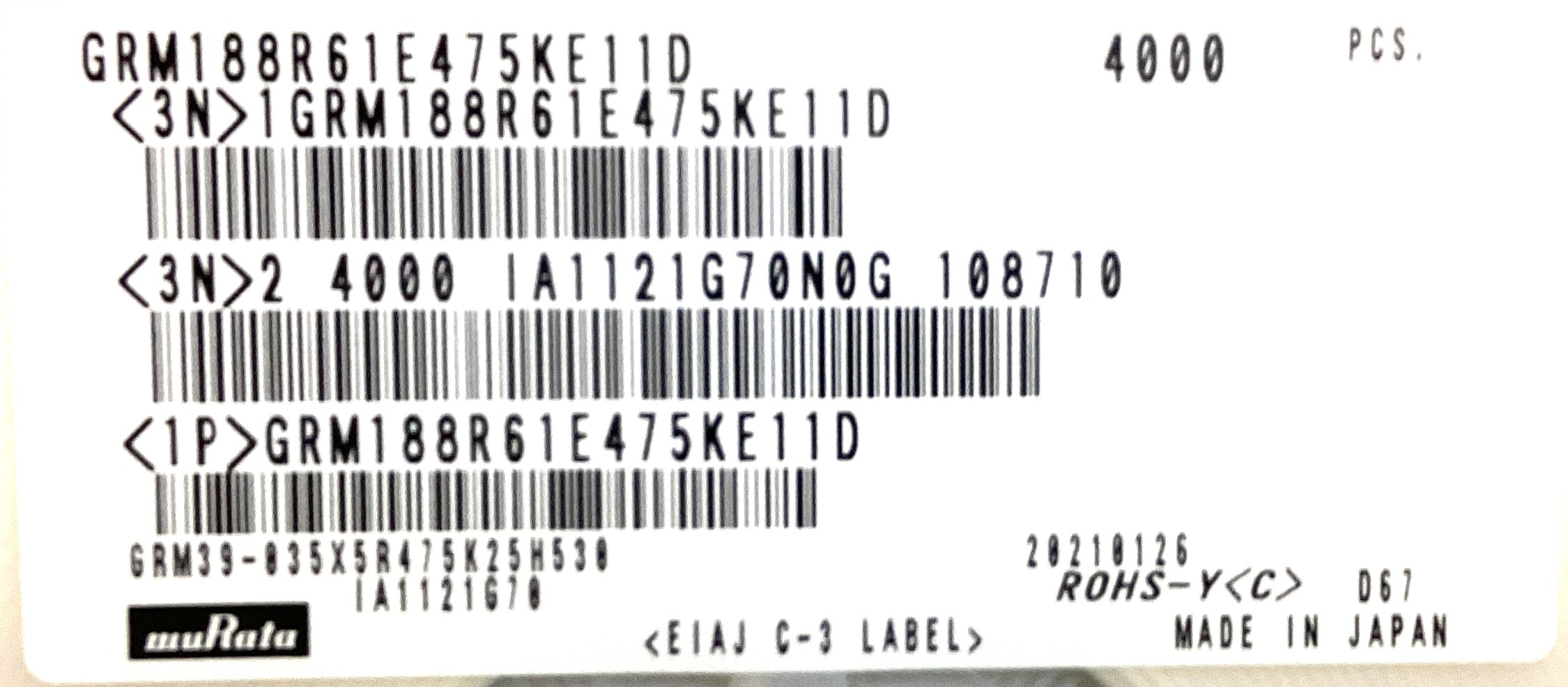 GRM188R61E475KE11D