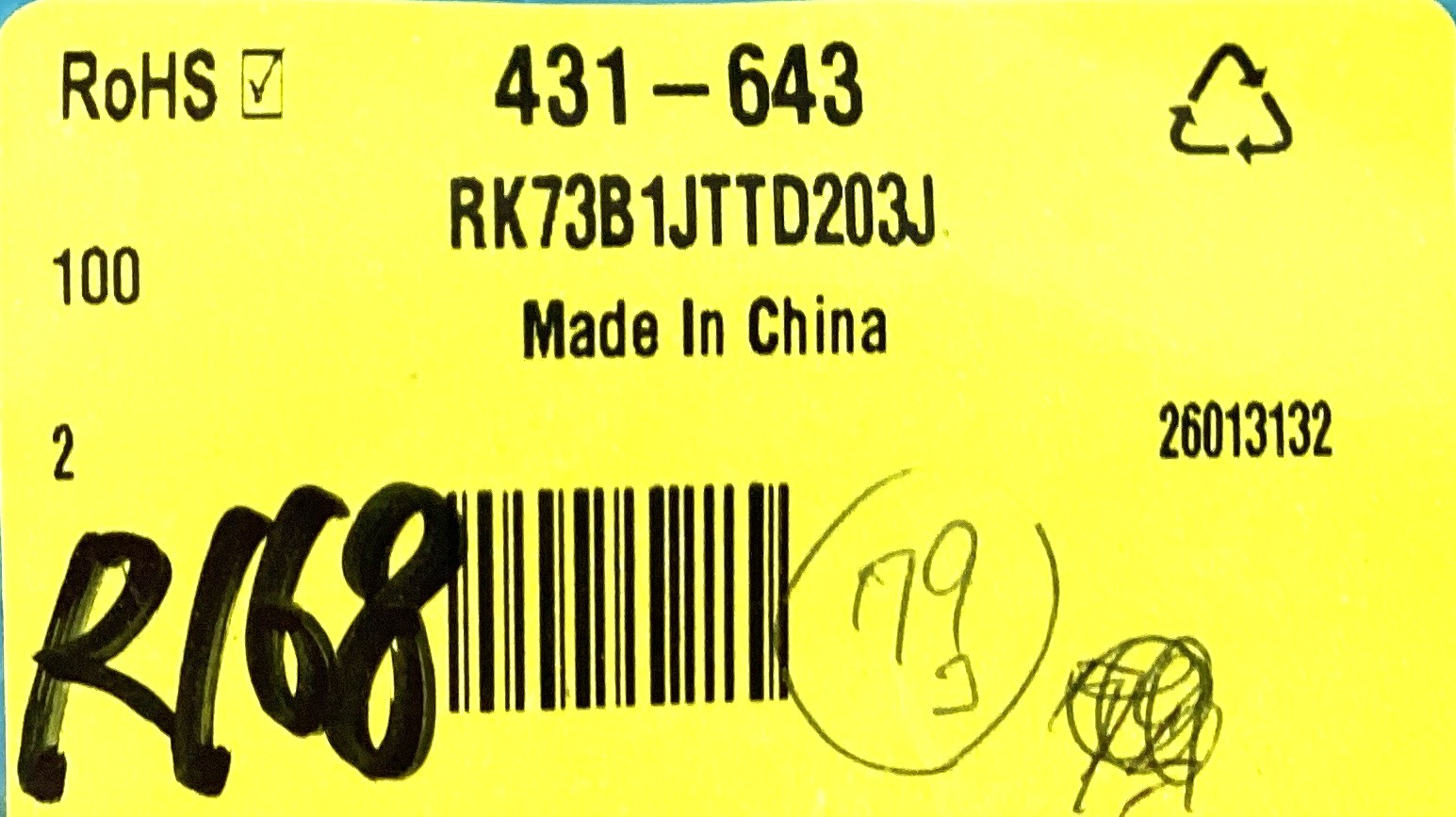 RK73B1JTTD203J