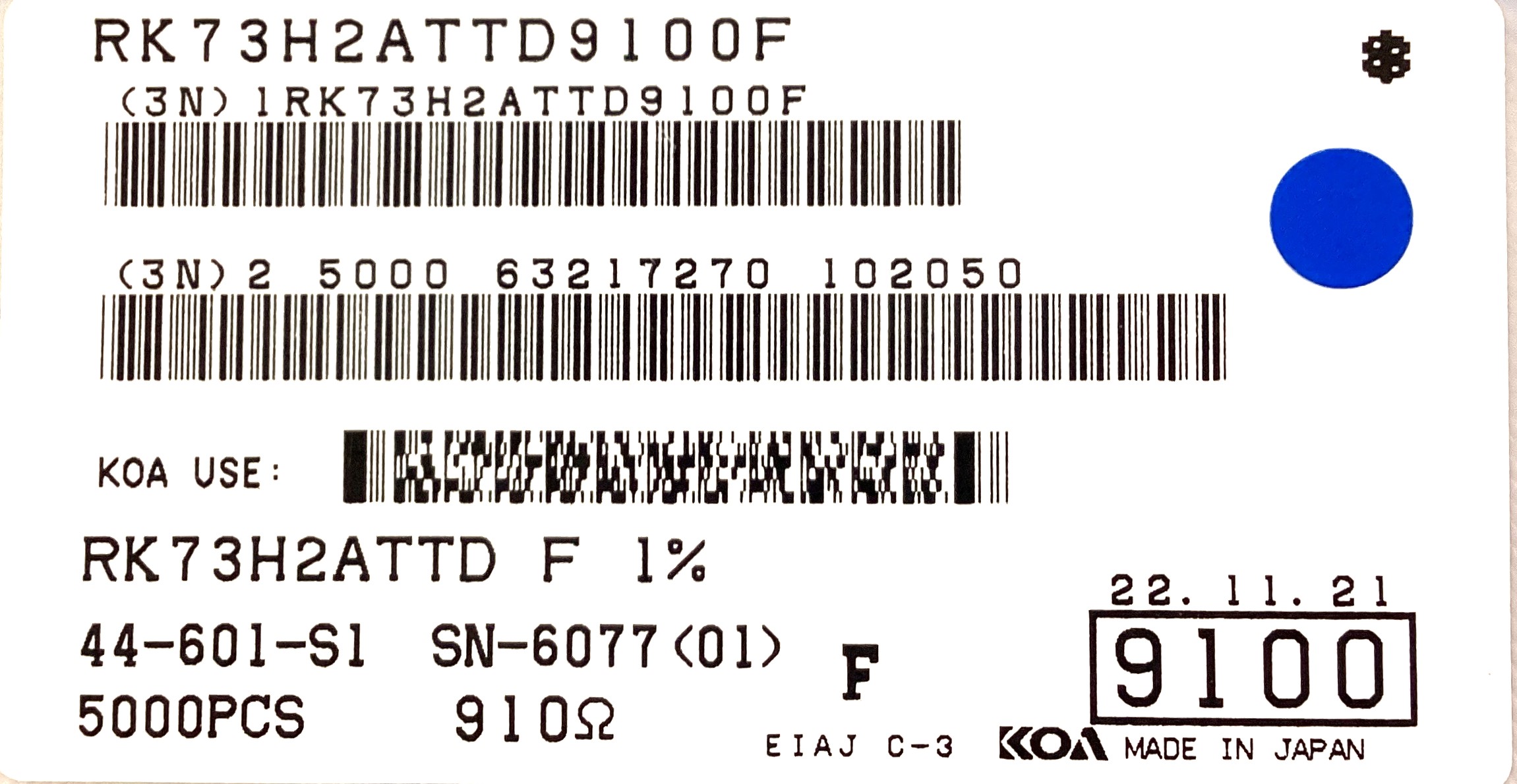 RK73H2ATTD9100F