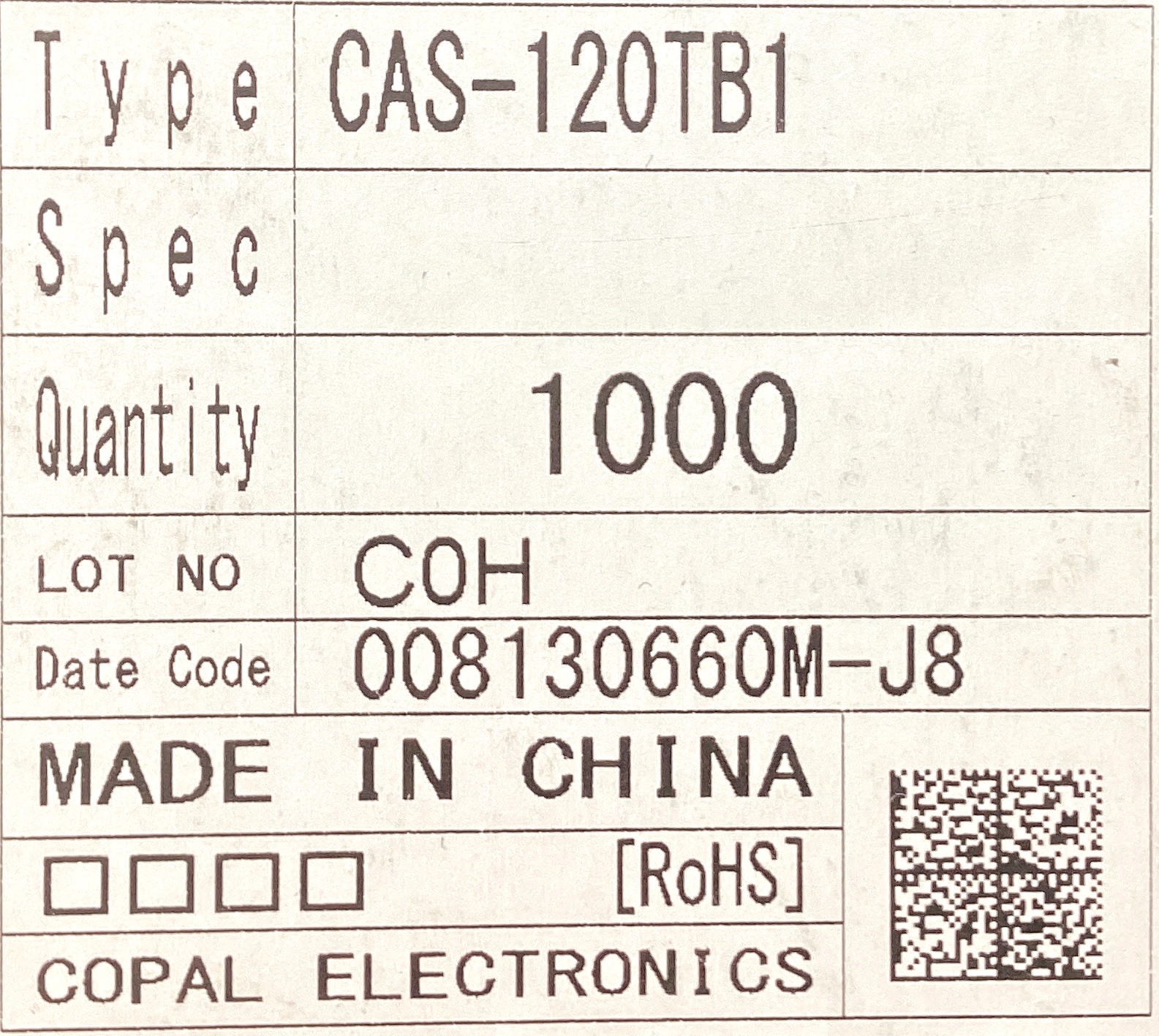 CAS-120TB1