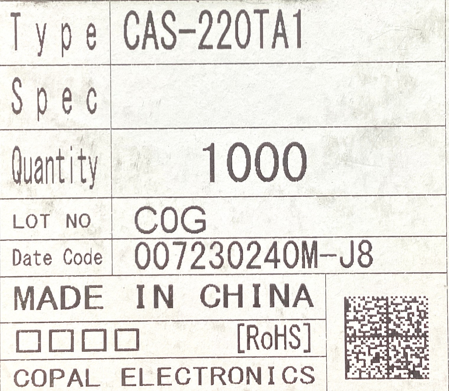 CAS-220TA1