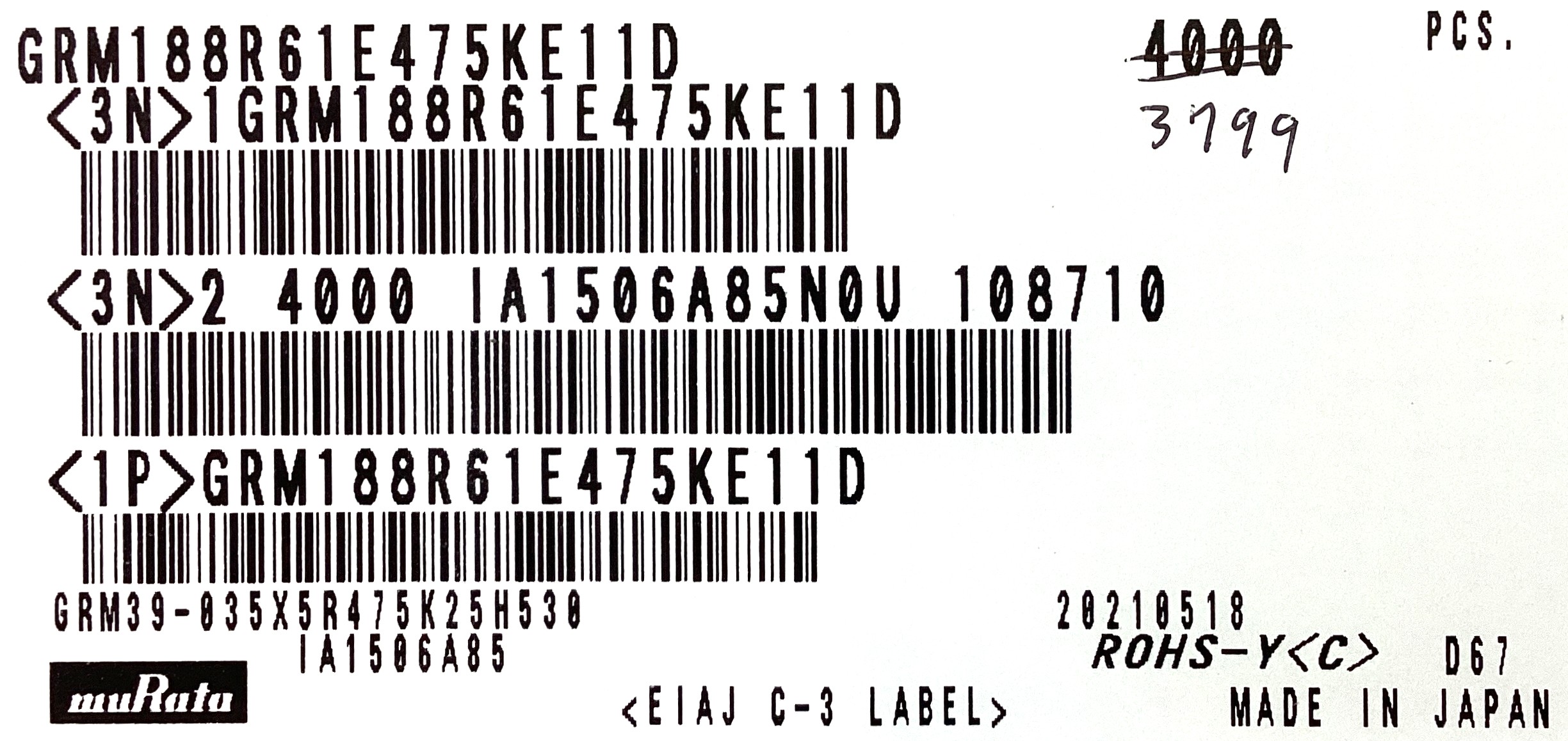 GRM188R61E475KE11D
