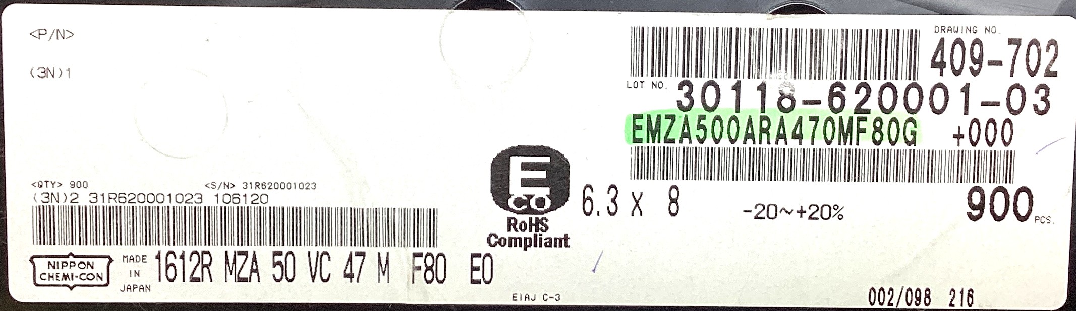 EMZA500ARA470MF80G