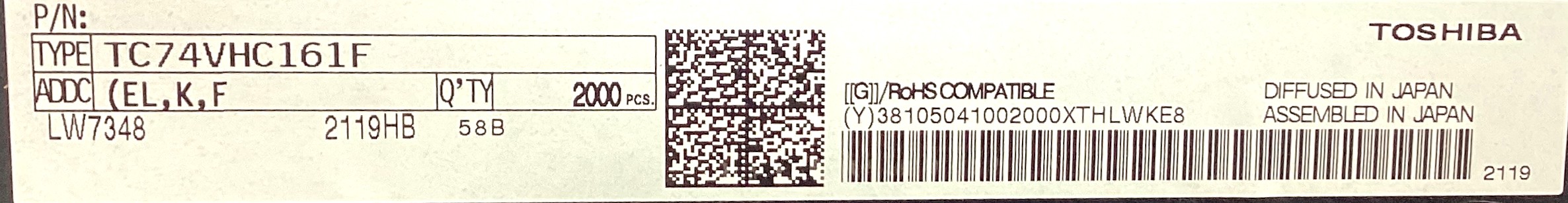 TC74VHC161F(EL,K,F