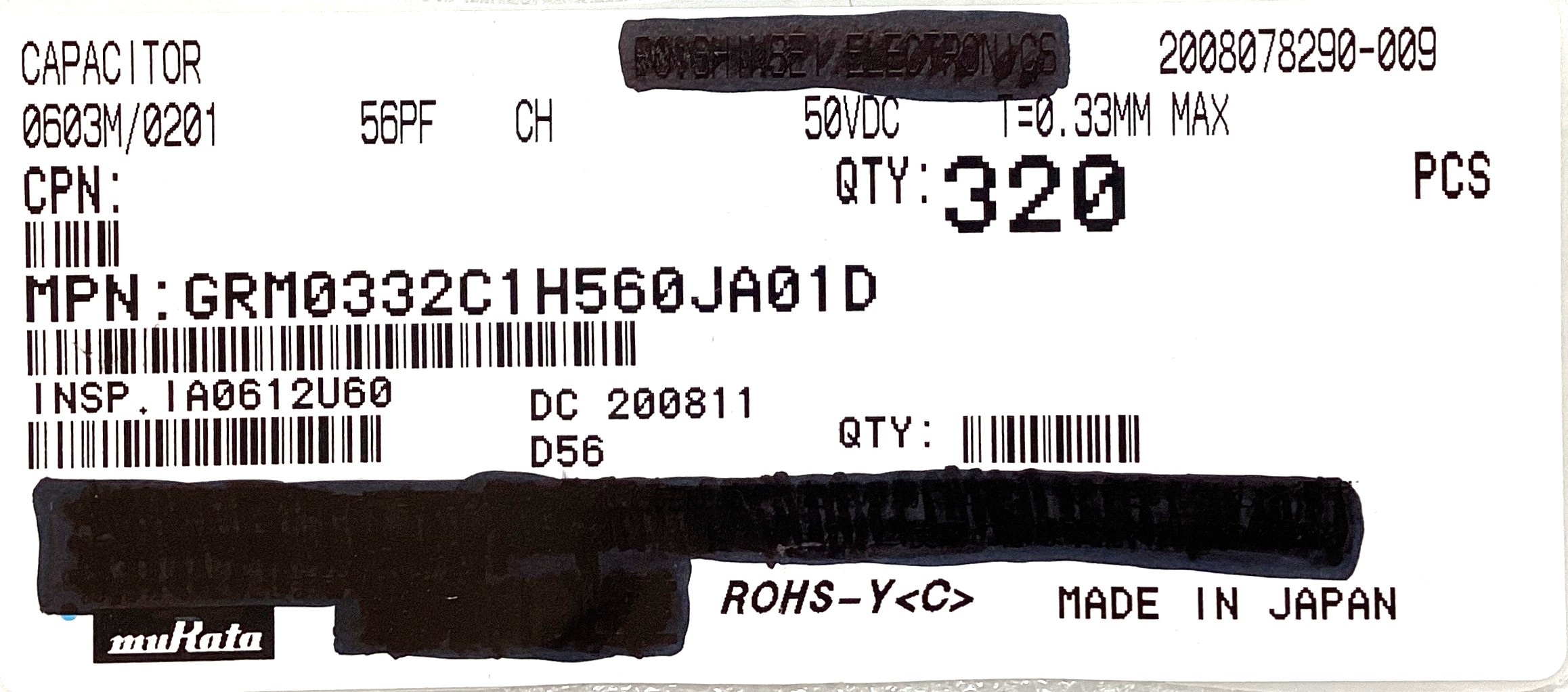 GRM0332C1H560JA01D