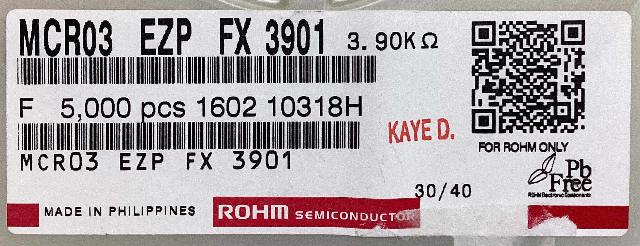 MCR03EZPFX3901
