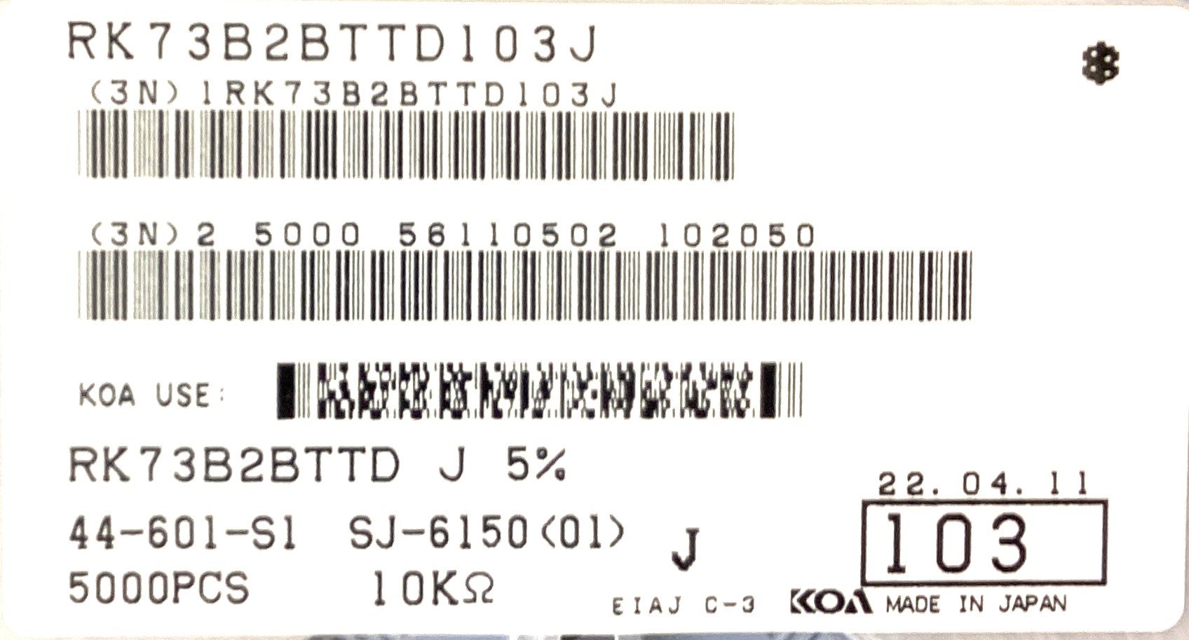 RK73B2BTTD103J