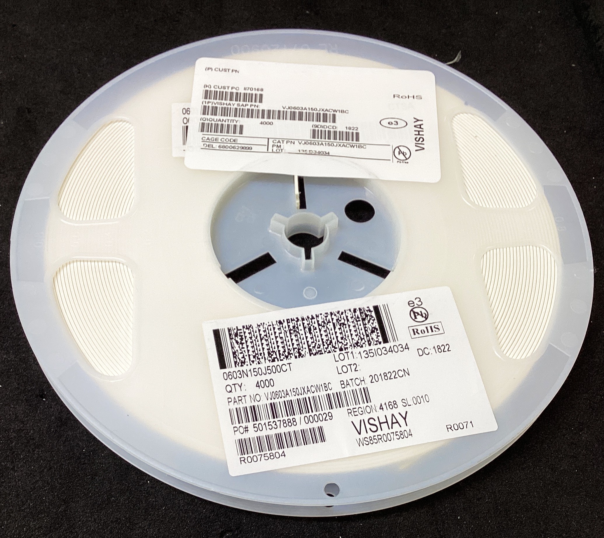 VJ0603A150JXACW1BC
