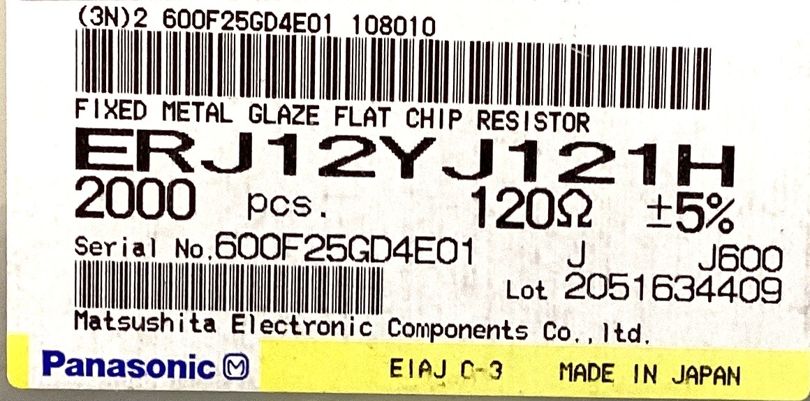 ERJ12YJ121H