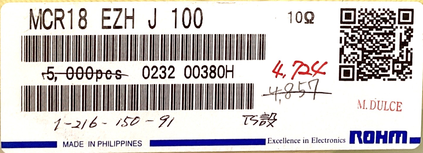 MCR18EZHJ100