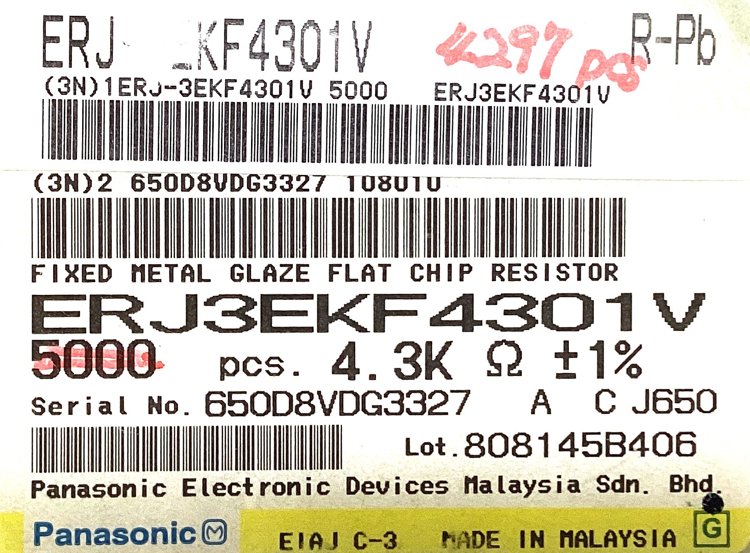 ERJ3EKF4301V