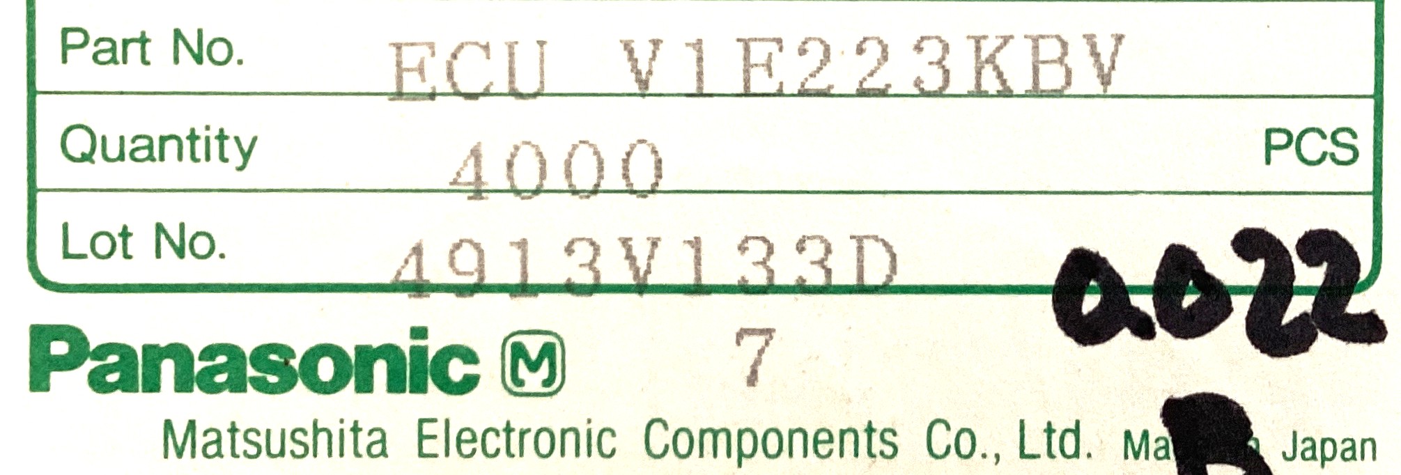 ECUV1E223KBV