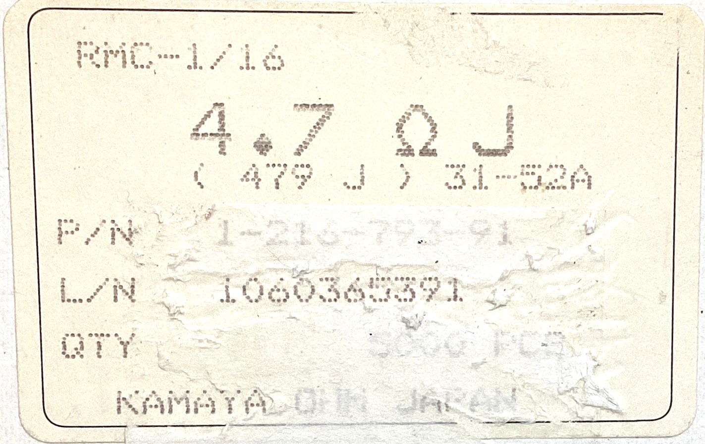 RMC1/16-479J