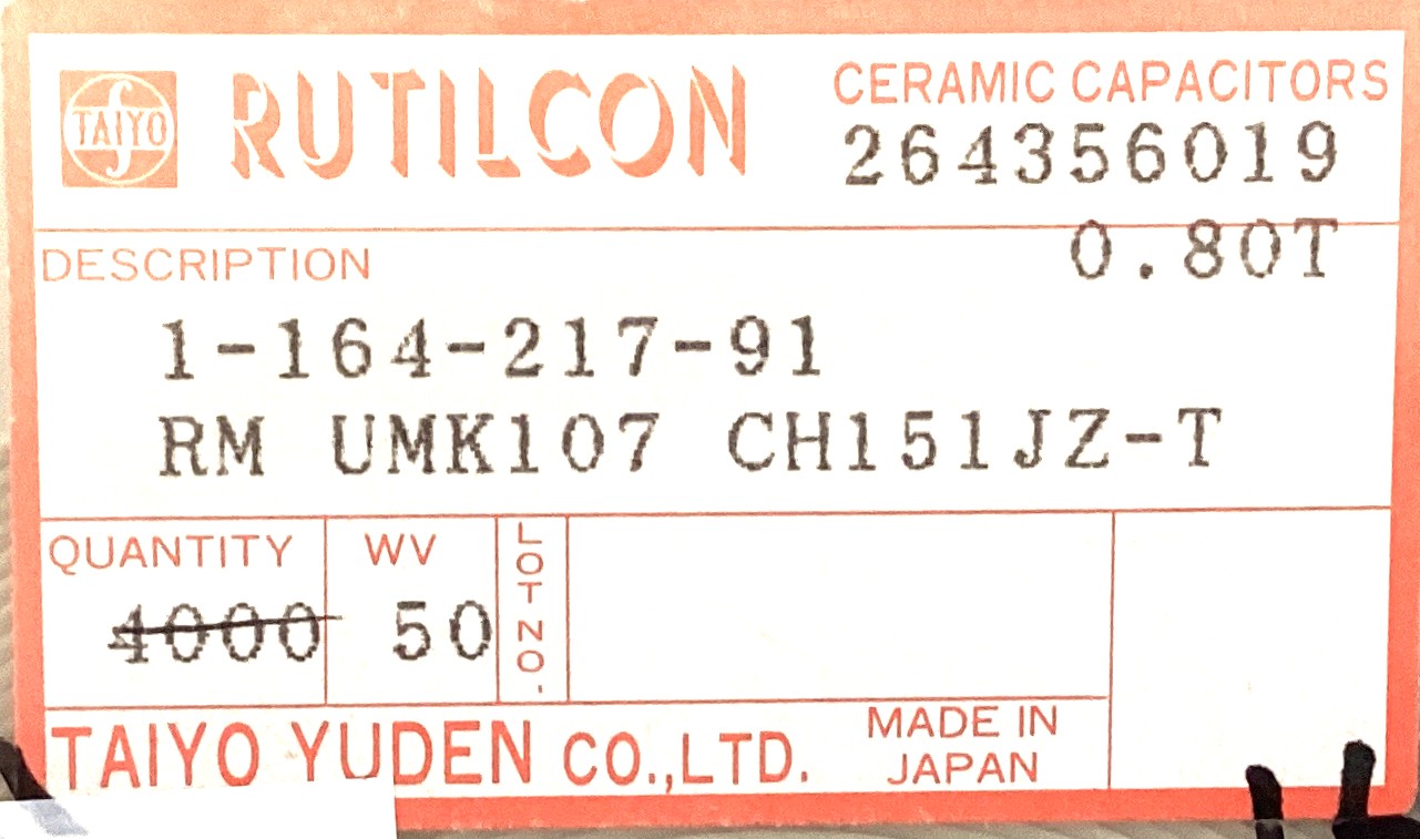 UMK107CH151JZ-T