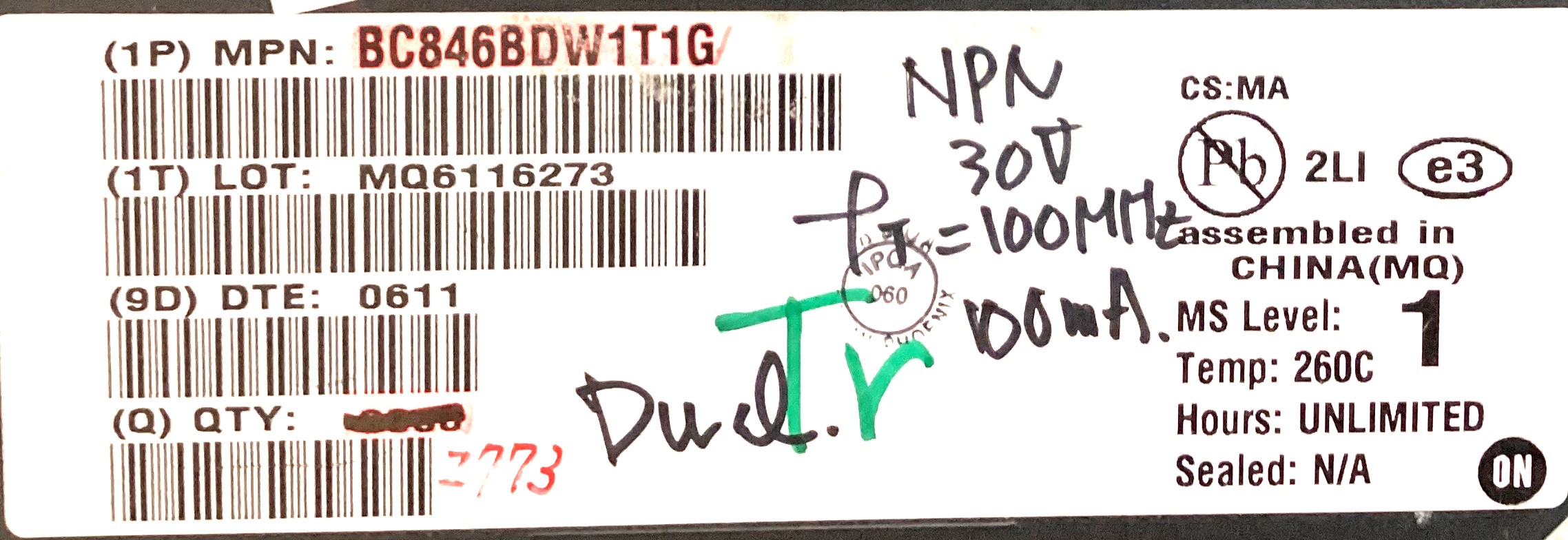 BC846BDW1T1G