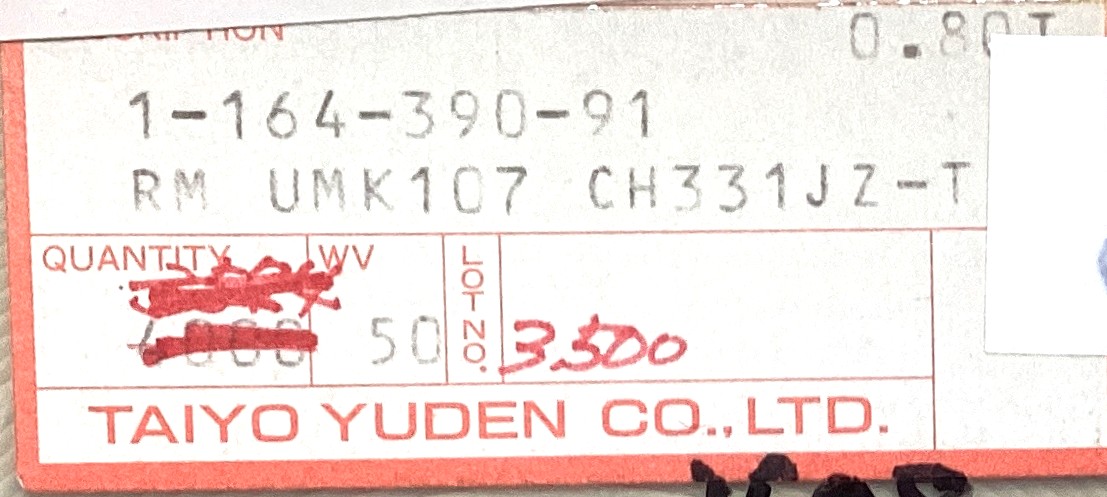 UMK107CH331JZ-T