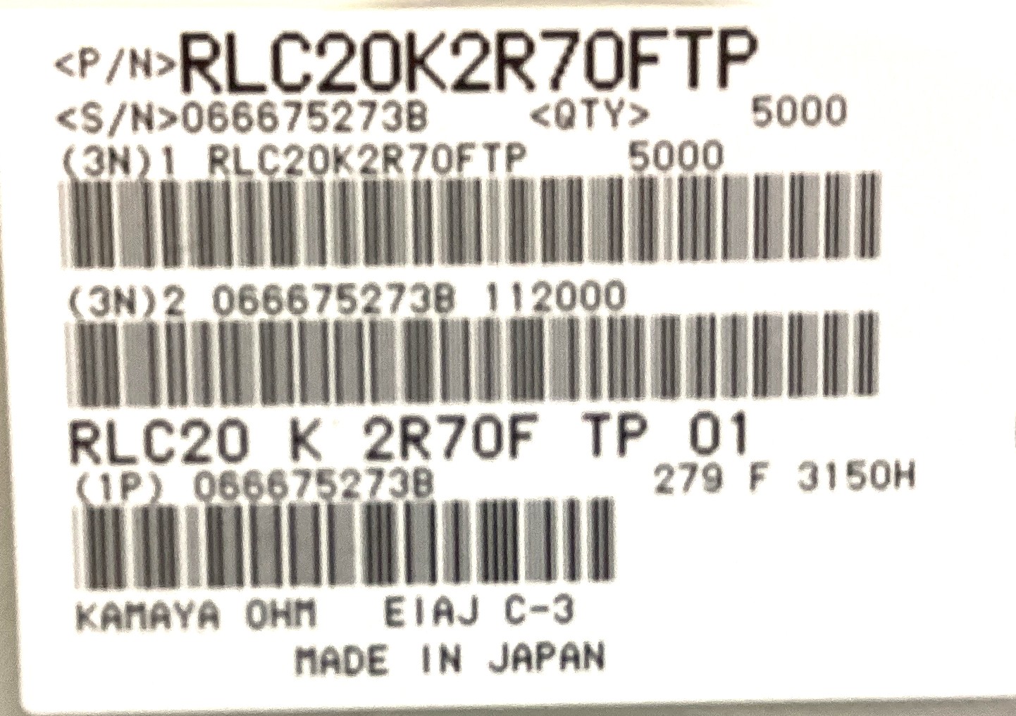 RLC20K2R70FTP