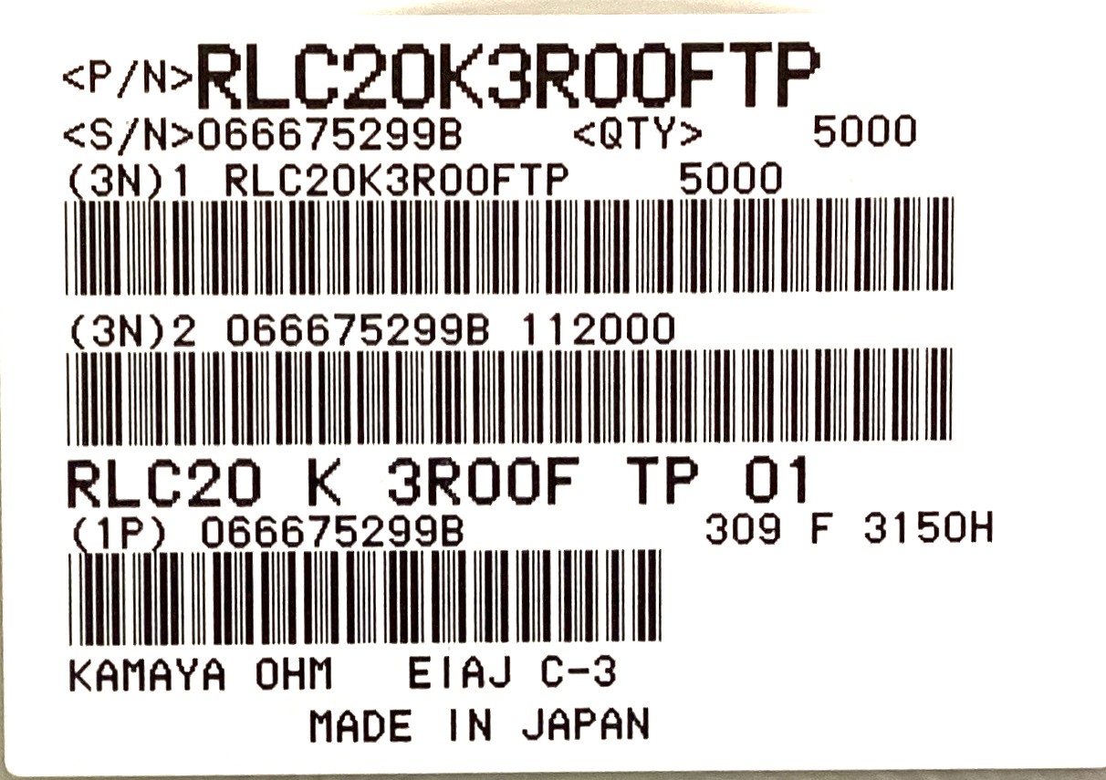 RLC20K3R00FTP