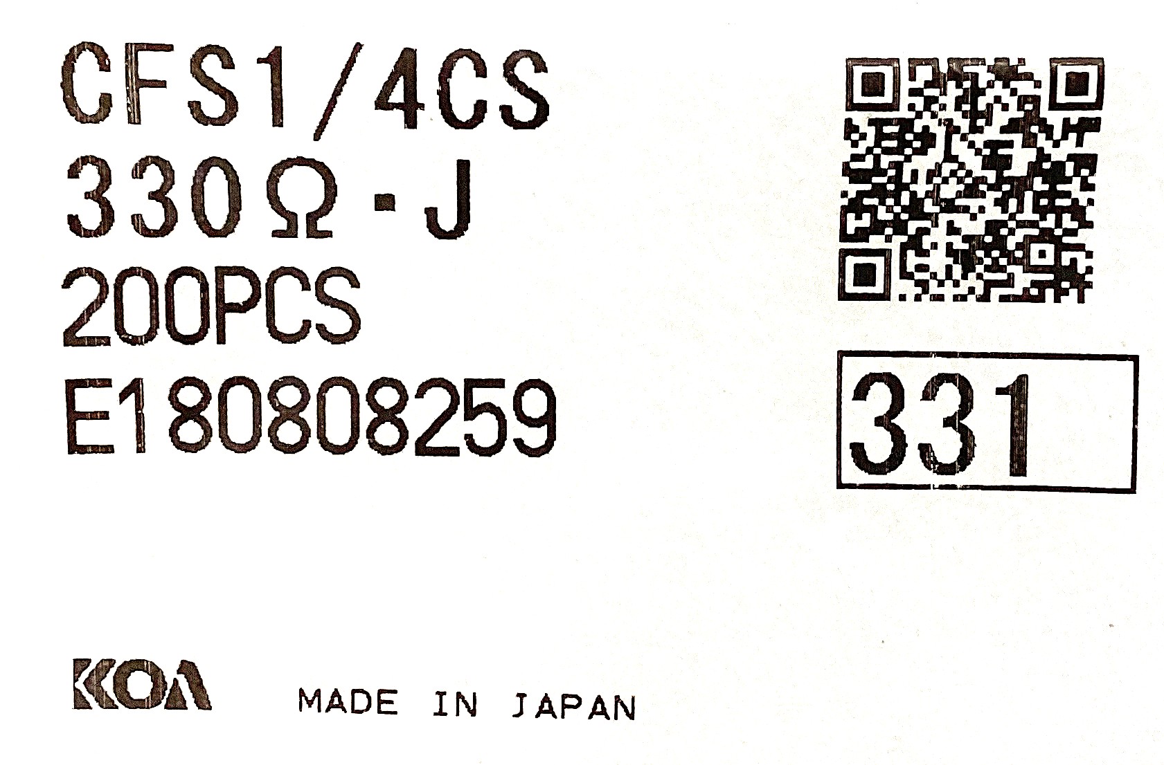 CFS1/4CS331J
