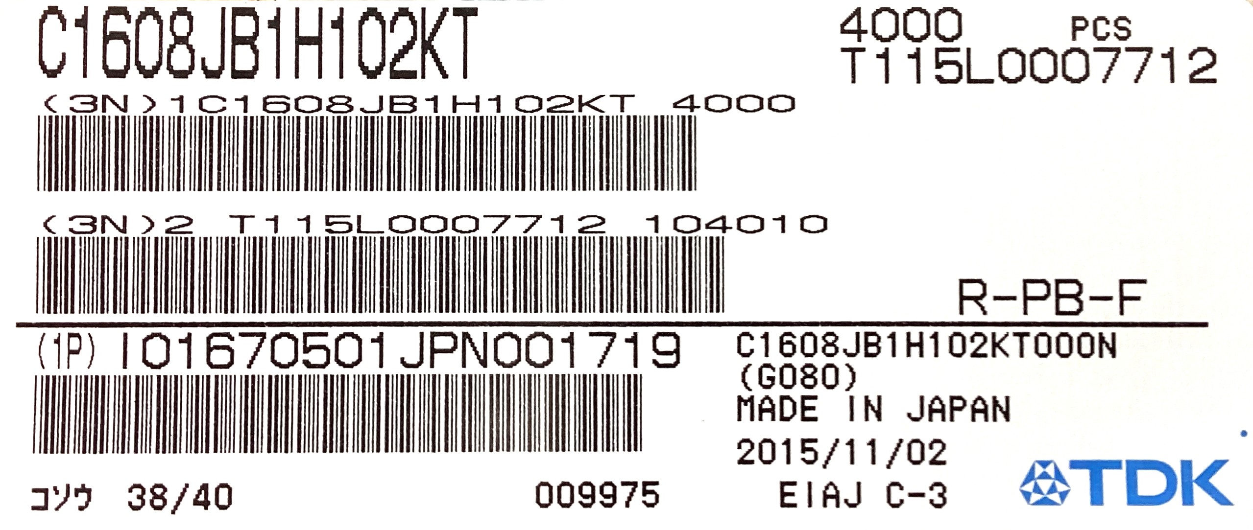 C1608JB1H102KT