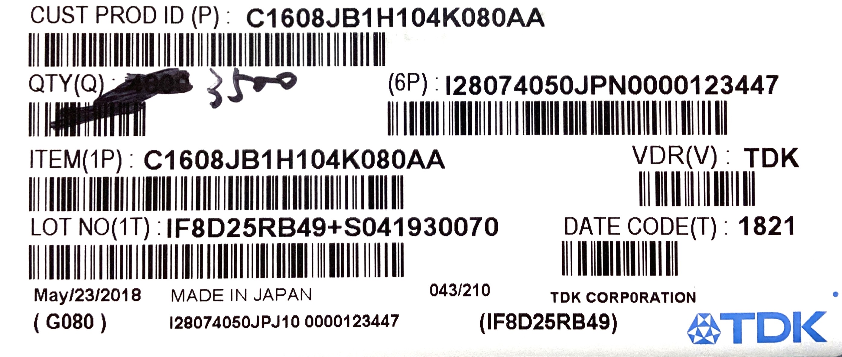 C1608JB1H104K080AA