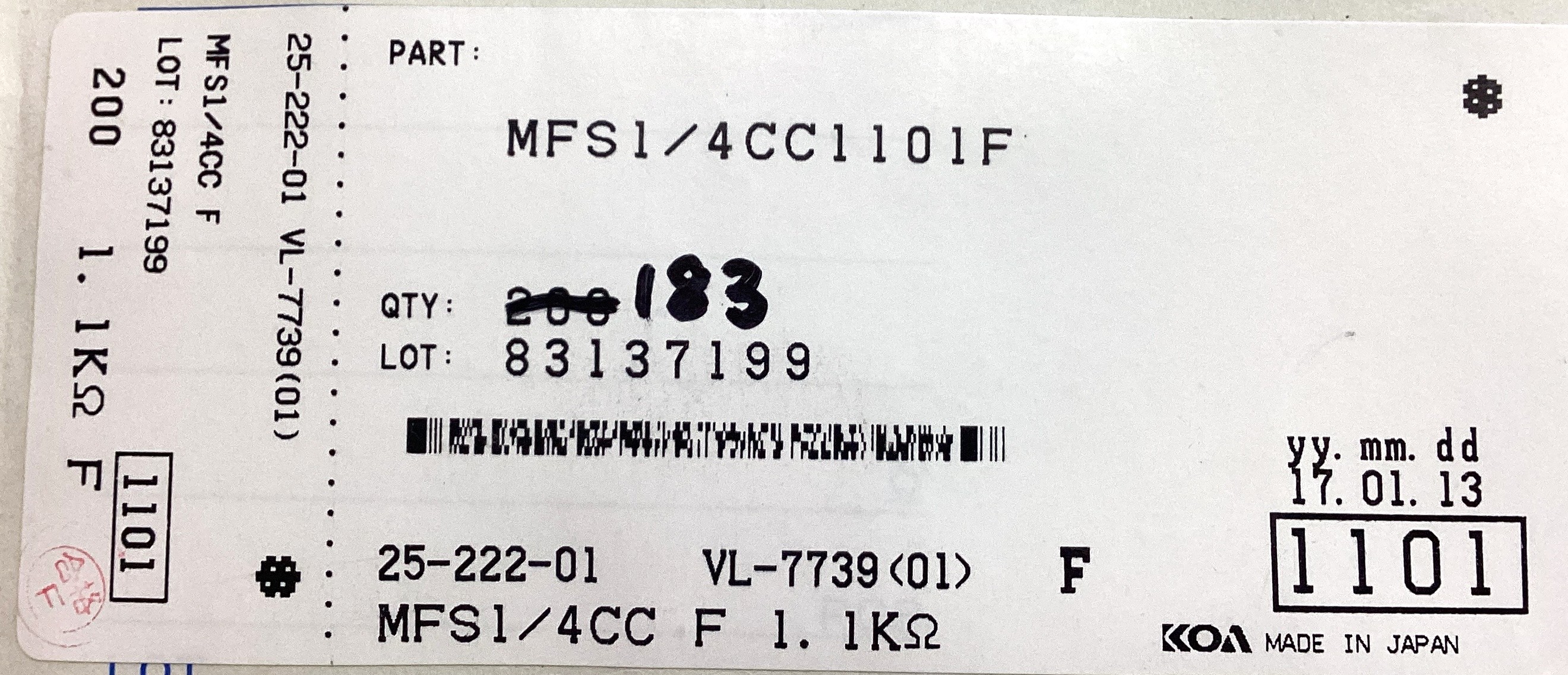 MFS1/4CC 1101F