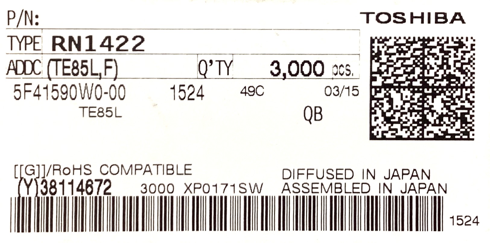 RN1422(TE85L,F)