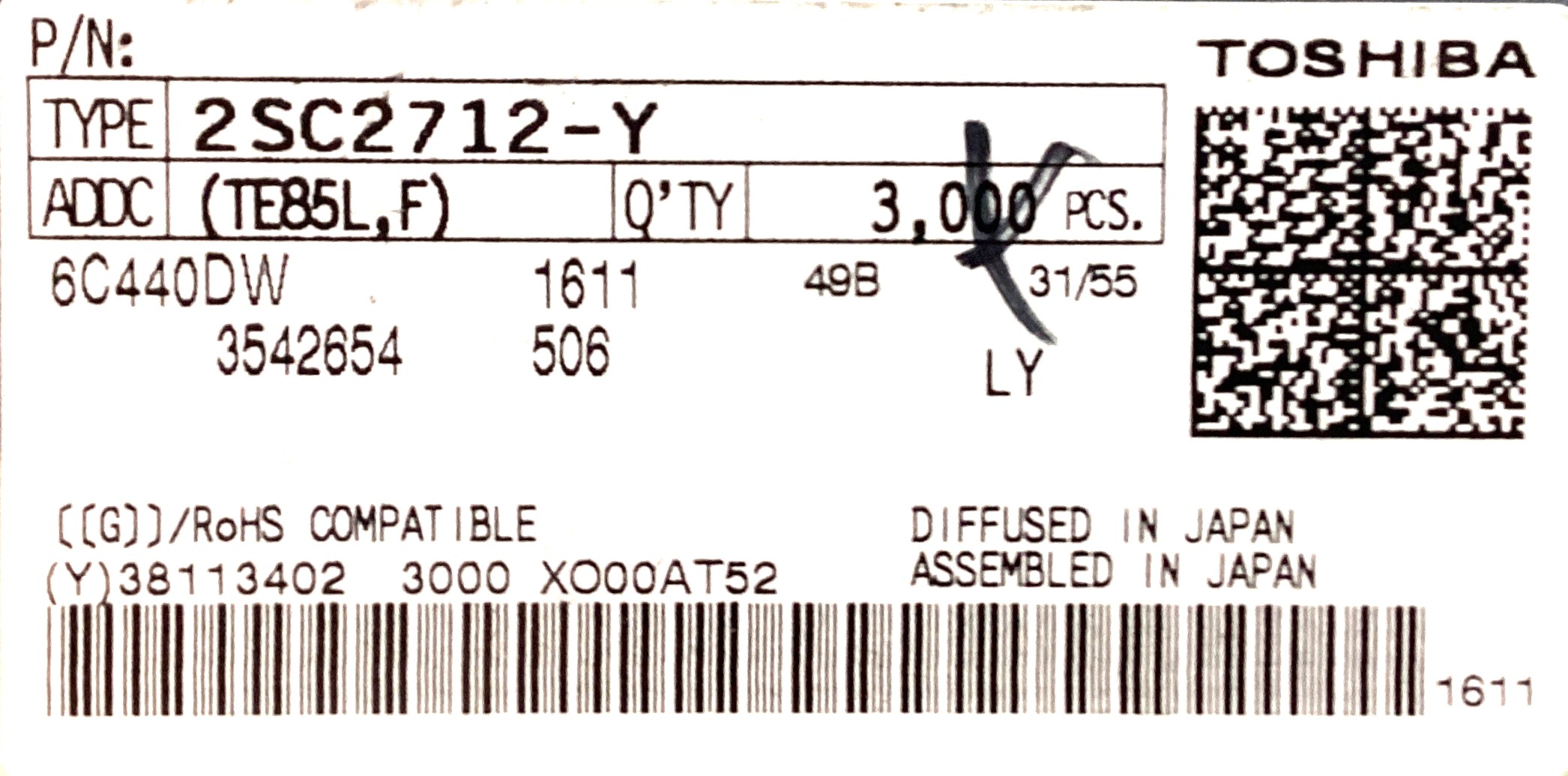 2SC2712-Y(TE85L,F)