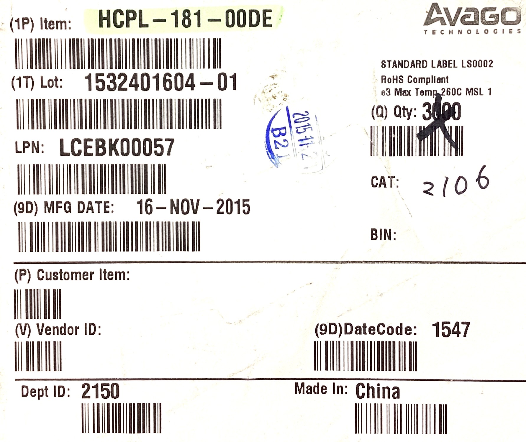 HCPL-181-00DE