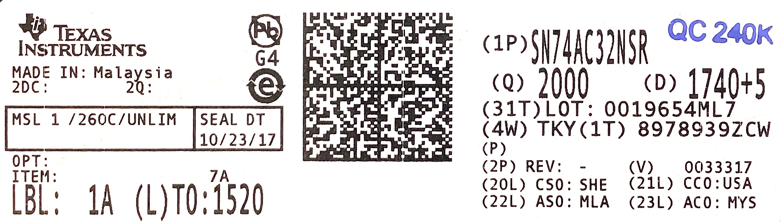 SN74AC32NSR