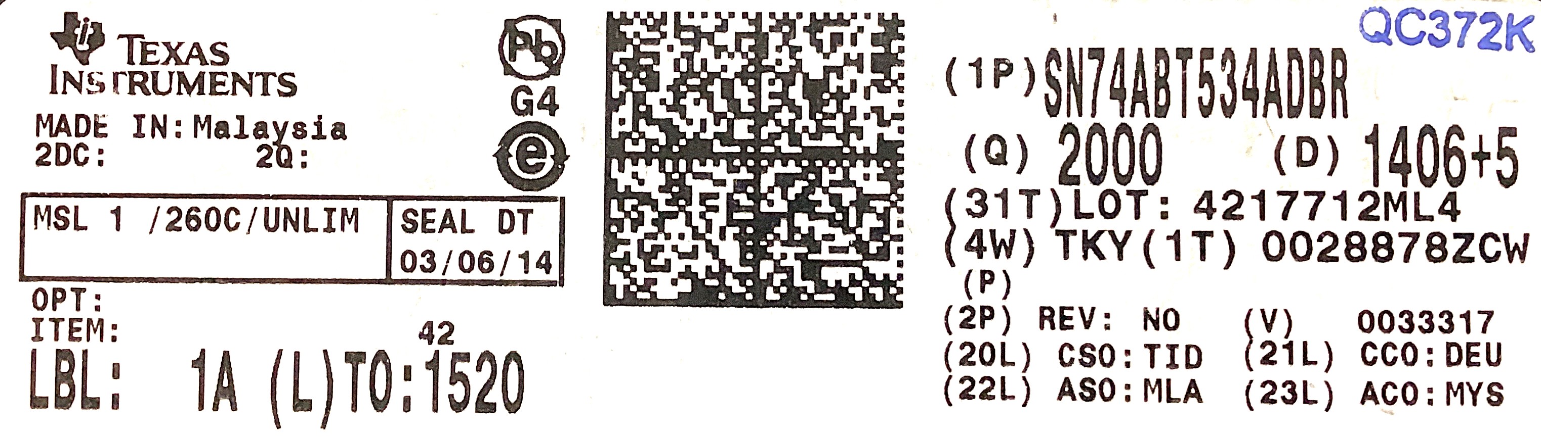 SN74ABT534ADBR