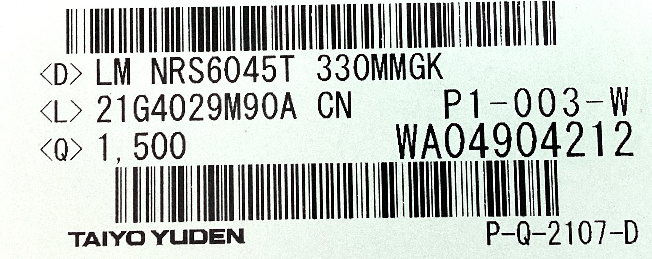 NRS6045T330MMGK