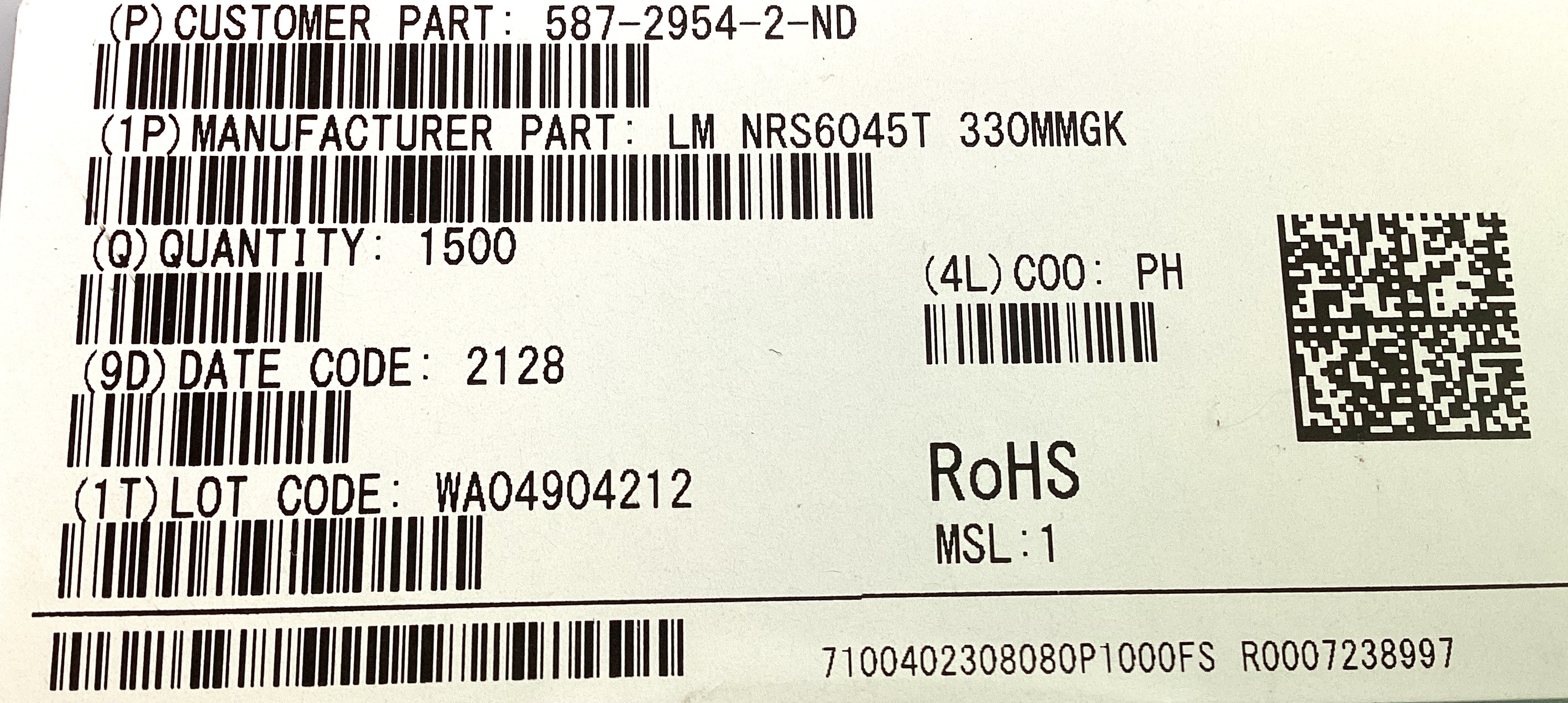 NRS6045T330MMGK