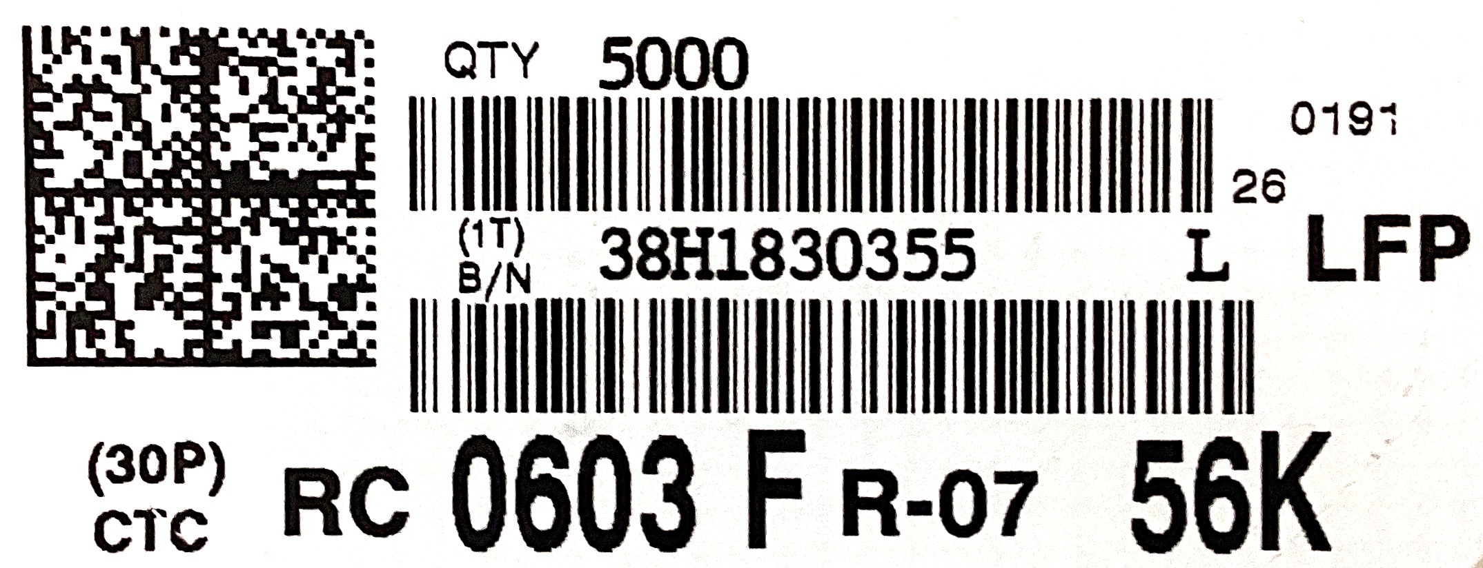 RC0603FR-0756KL