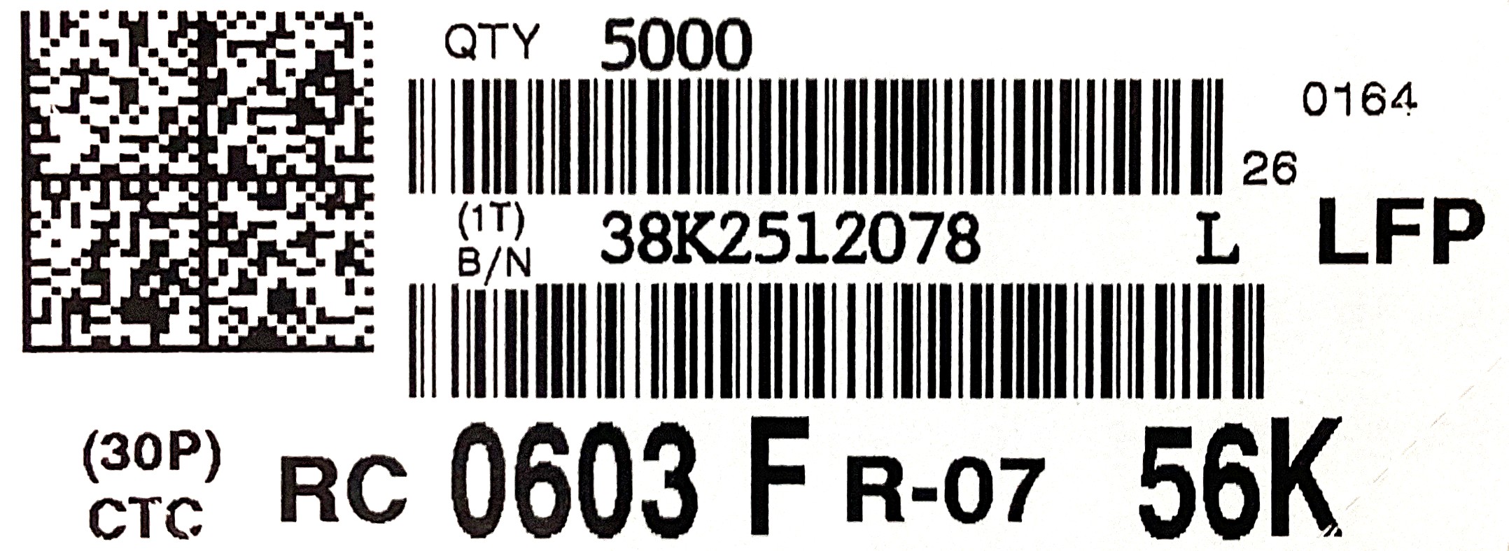 RC0603FR-0756KL