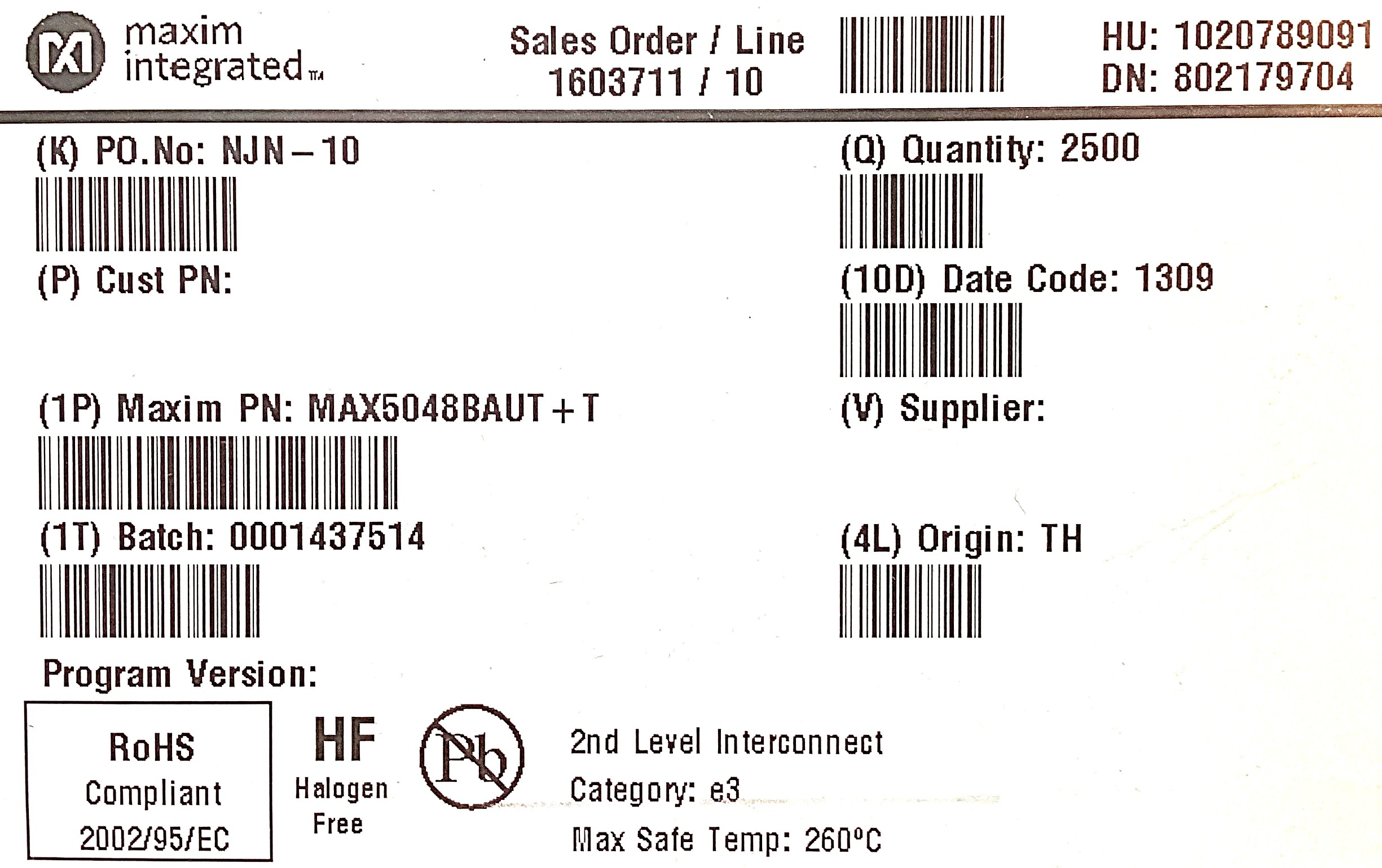 MAX5048BAUTT